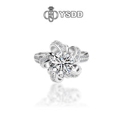 【#194 YSDD】925 Sterling Silver Moissanite Rings