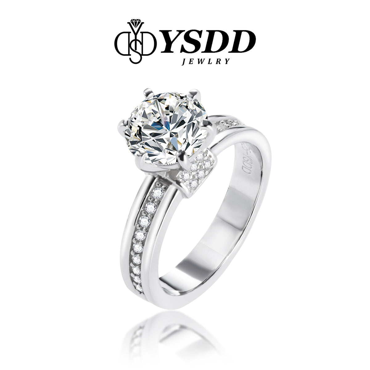 【#3 VIPStreamers】925 Sterling Silver Moissanite Rings