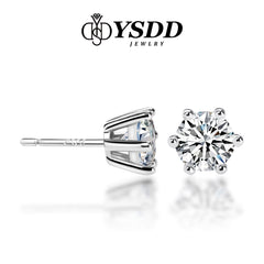 【#23 VIPStreamers】925 Sterling Silver Moissanite Earrings