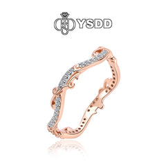 【#206 YSDD】925 Sterling Silver Moissanite Bands