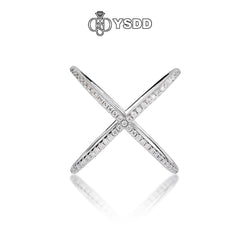 【#617 YSDD】925 Sterling Silver Moissanite Bands