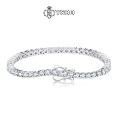 【#207 YSDD】925 Sterling Silver Moissanite Bracelet