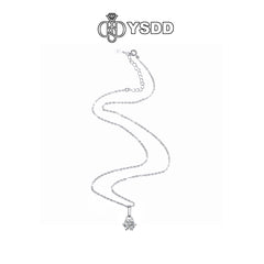 【#141 YSDD】925 Sterling Silver Moissanite Necklace&Earring Buds