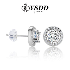 【#25 VIPStreamers】925 Sterling Silver Moissanite Earrings