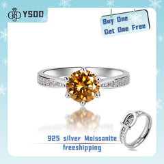 【#159 VIPStreamers】925 Sterling Silver Moissanite Rings