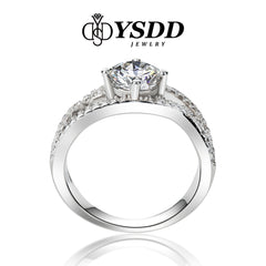 【#10 YSDD】925 Sterling Silver Moissanite Rings