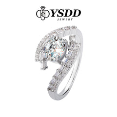 【#110 VIPStreamers】925 Sterling Silver Moissanite Rings