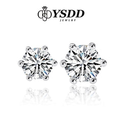 【#23 VIPStreamers】925 Sterling Silver Moissanite Earrings