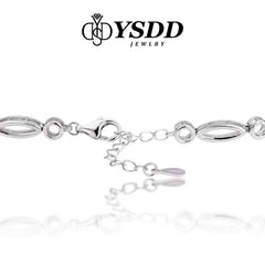 【#157 VIPStreamers】1.6CT 925 Sterling Silver Moissanite Bracelet