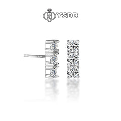 【#171 VIPStreamers】925 Sterling Silver Moissanite Earring Buds