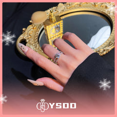 【#10 YSDD】925 Sterling Silver Moissanite Rings