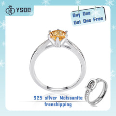 【#159 VIPStreamers】925 Sterling Silver Moissanite Rings