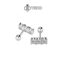 【#171 VIPStreamers】925 Sterling Silver Moissanite Earring Buds