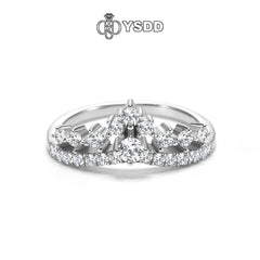 【#198 YSDD】925 Sterling Silver Moissanite Rings