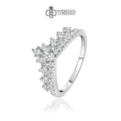 【#198 YSDD】925 Sterling Silver Moissanite Rings