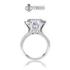 【#192 YSDD】925 Sterling Silver Moissanite Rings 10CT