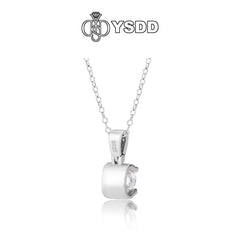 【#142 YSDD】925 Sterling Silver Moissanite Necklace&Earring Buds