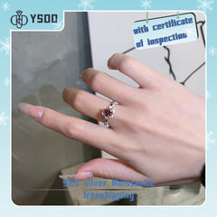 【#161YIYO】1CT Moissanite Rings 925 Sterling Silver 的副本