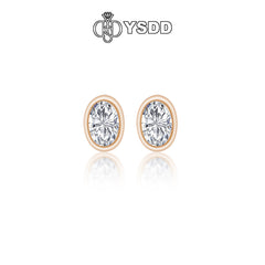 【#162 YSDD】925 Sterling Silver Moissanite Necklace&Earring Buds