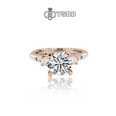 【#225 YSDD】925 Sterling Silver Moissanite Rings