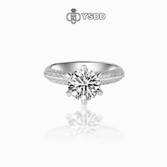 【#175 YSDD】925 Sterling Silver Moissanite Rings