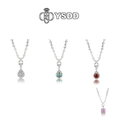 【#160 YSDD】925 Sterling Silver Moissanite Necklace