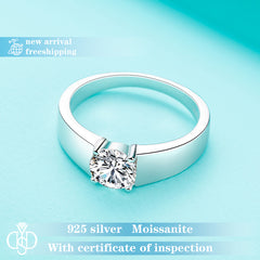 【#38 YSDD】925 Sterling Silver Moissanite Rings