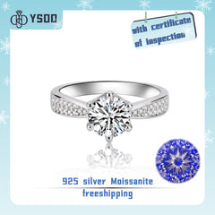 【#11 YSDD】925 Sterling Silver Moissanite Rings