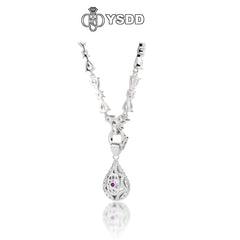 【#160 YSDD】925 Sterling Silver Moissanite Necklace