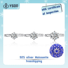 【#12 YSDD】925 Sterling Silver Moissanite Rings