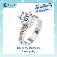 【#3 YSDD】925 Sterling Silver Moissanite Rings