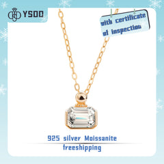 【#67 YSDD】925 Sterling Silver Moissanite Necklace [Buy 1 get 3 freebies]