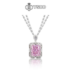 【#160 YSDD】925 Sterling Silver Moissanite Necklace