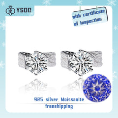 【#5 BeHost】925 Sterling Silver Moissanite Rings