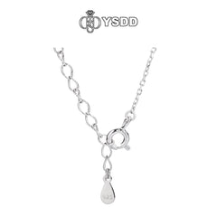 【#215 YSDD】925 Sterling Silver Moissanite Necklace&Earring Buds