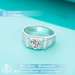 【#36 YSDD】925 Sterling Silver Moissanite Rings