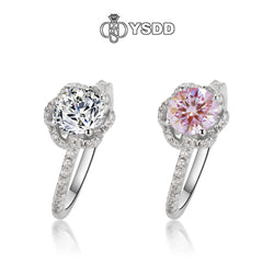 【#135 YSDD】925 Sterling Silver Moissanite Rings