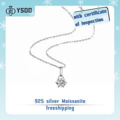 【#19 YSDD】925 Sterling Silver Moissanite Necklace