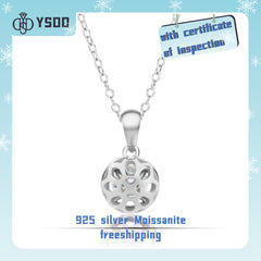 【#21 YSDD】925 Sterling Silver Moissanite Necklace