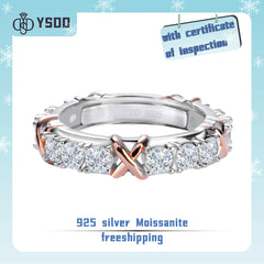 【#42YIYO】925 Sterling Silver Moissanite Rings