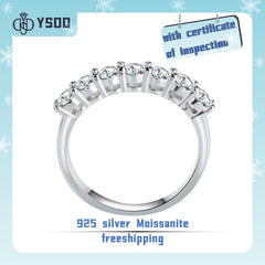 【#27  YSDD】925 Sterling Silver Moissanite Rings