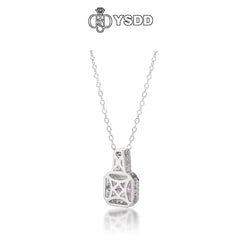 【#120 YSDD】925 Sterling Silver Moissanite Necklace&Earring Buds