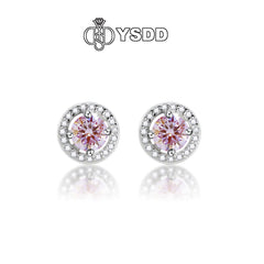 【#215 YSDD】925 Sterling Silver Moissanite Necklace&Earring Buds