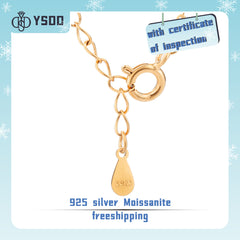 【#132 BeHost】925 Sterling Silver Moissanite Necklace