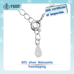 【#86 YSDD】925 Sterling Silver Moissanite Necklace