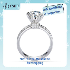 【#3 BeHost】925 Sterling Silver Moissanite Rings