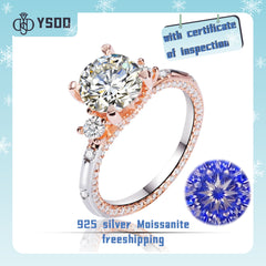 【#18 BeHost】925 Sterling Silver Moissanite Rings