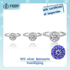 【#14 BeHost】925 Sterling Silver Moissanite Rings