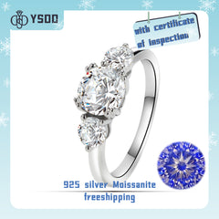 【#89 YSDD】925 Sterling Silver Moissanite Rings