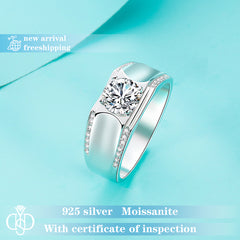 【#37 YSDD】925 Sterling Silver Moissanite Rings